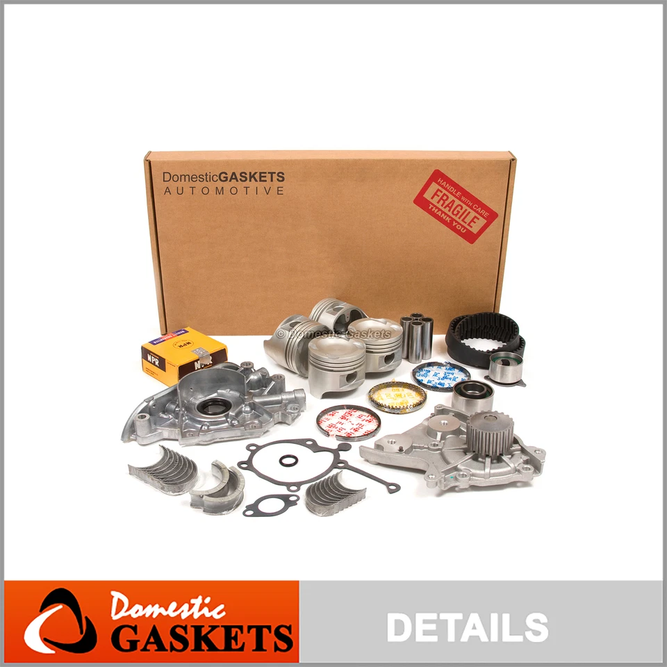 Комплект для восстановления двигателя подходит для 88-92 Mazda 626 MX6 Ford Probe 2,2 л SOHC F2 VIN C - Изображение 1 из 4