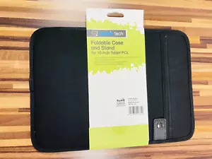 New Maplin Black 10" Foldable Case and Stand for iPad's and most 10" Tablet PC's - Picture 1 of 5