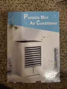 Portable Mini Air Conditioner Cool Cooling Bedroom Fan Desktop Touchscreen - Picture 1 of 2
