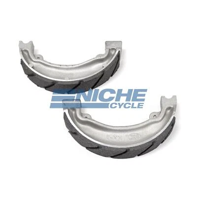 Zapatas de freno traseras ranuradas para Honda CR 480 R 1983 Foto 1 de 2