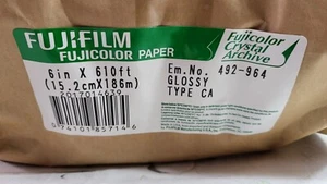 Fujifilm Fujicolor Paper Glossy Type CA 6in x 610 ft - Sealed - Picture 1 of 4