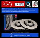 2x Brake Discs Pair Vented Front 321mm SDK6841 Apec Blue Set 517122P700 Quality