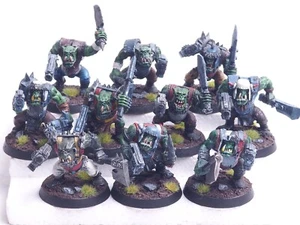 GW 40K ORK BOYZ X 10. PAINTED. YELLOW 1520 - Bild 1 von 4