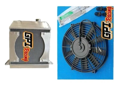 Radiator&Shroud&Fans Morgan Plus 4 With spacers 1954-1957; No Spacers 1958-1968 - Image 1 of 4