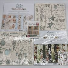 Mintay Papers~Sunset Beach~Botany~Scrapbook Bundle~12x12 Paper Set & Chipboard
