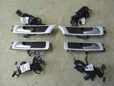 Innengriffe Griff BELEUCHTET Audi A6 S6 RS6 4B Griffe Alu gebürstet weiß - Imagem 1 de 4