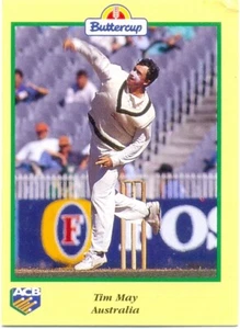 1995 Buttercup Cricket cards - Tim May - Australia - Picture 1 of 1