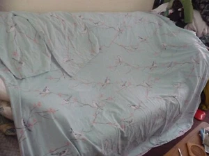 Dreamscene duvet cover blue reversible bird and floral print king size - Picture 1 of 3