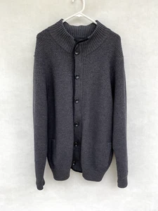 🔹🔹 Toorallie 100% Wool Long Sleeve Full Zip / Button Cardigan Jumper Size XXL - Picture 1 of 7