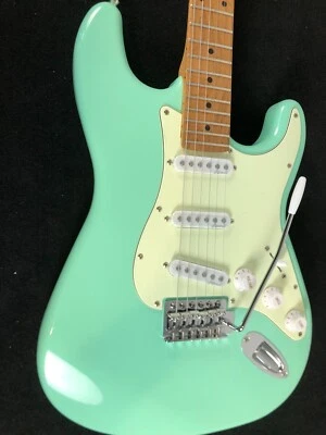 Guitarra Harley Benton ST-62CC MN Seafoam verde con mástil de arce Foto 1 de 4