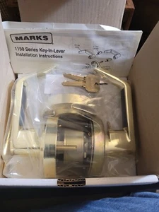 Marks US Commercial Grade 2 Door Lever 2 3/4" Backset Entrance lock 1150AB US3 - Picture 1 of 5
