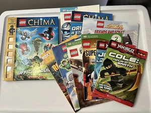 Lego Scholastic Reading set of 10 Early Reading softcover books Ninjago Chima DC - Picture 1 of 6