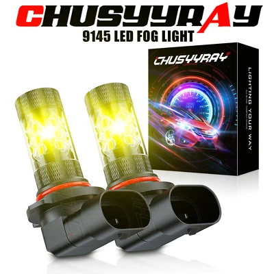 Reemplazo de 2 bombillas antiniebla LED 9145 amarillas para Chevrolet Colorado 2004-2012 Foto 1 de 4