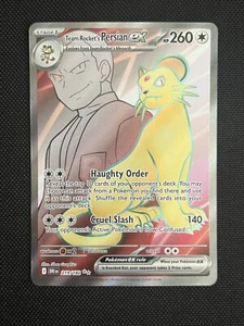 Pokemon TCG Team Rocket's Persian ex 219/182 Sv10: Destined Rivals Ultra Rare - Picture 1 of 2