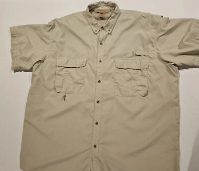  Camisa Redington Para Hombres Pesca con Mosca Manga Corta Exterior Tostada UPF 30 - Talla 2XL  Foto 1 de 4