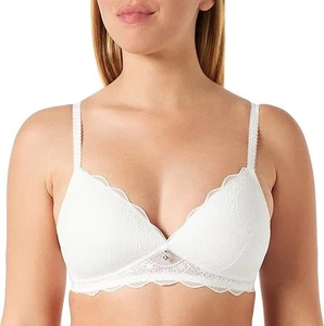 Naturana Bra Non-Wired Moulded Lightly Padded Soft Cup Bras White 5194 36B - Picture 1 of 4