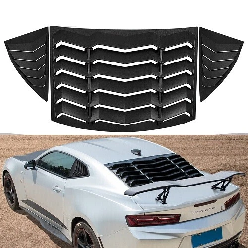 For Chevrolet Camaro 2010-2015 Rear&Side Window Louver Sun Shade Scoop Cover - Imagem 1 de 1