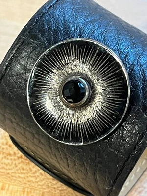 Charlotte Ehinger-Schwarz 1876 Pulsera Correa Cuero con Joyería Intercambiable Foto 1 de 4