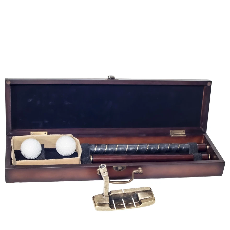 Bombay 023 Z26 Executive Golf Putter Set with Cherry Wood Case (NOS) 023Z26 - Image 1 of 4