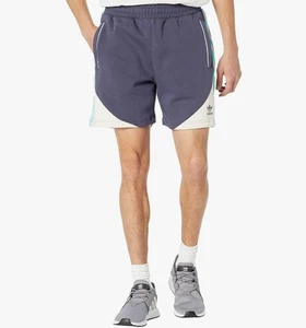 Adidas Originals Superstar Fleece Shorts Shadow Navy/Wonder White Größe L - Bild 1 von 9