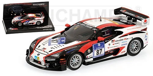 1:43 Minichamps Lexus Lfa Gazoo Racing Kinoshita 2011 437111687  Modellino - Immagine 1 di 2