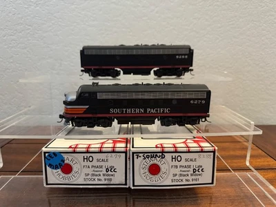 Stewart HO Scale F7A & F7B Phase 1 Late SP Black Widow DCC/Tsunami Sound - Image 1 of 4