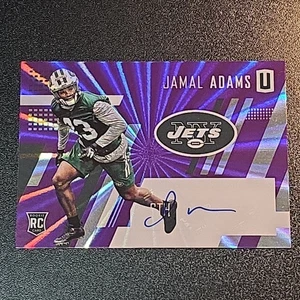 2017 Panini Unparalleled Jamal Adams Rainbow Spokes Purple /99 RC Auto - Picture 1 of 12