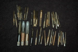 Lot of 33 Pipe Taps R&N Greenfield Machinist Tooling Metalworking Assortment - Picture 1 of 1