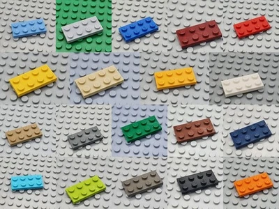 LEGO® 8x Stein Platte Flach Basic Brick 2x4 - 3020 -  Diverse Farben - Bild 1 von 2
