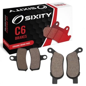 Front + Rear Ceramic Brake Pads 2008-2014 Harley Davidson Softail FXST xz - Picture 1 of 8