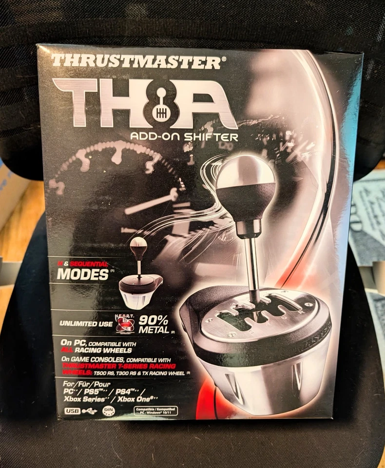(NEW/SEALED) ThrustMaster TH8A Add-On Gearbox Shifter PC, PS5, XBOX - Image 1 of 1