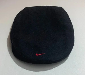 Rare 1994 Vintage Nike Tiger Woods Black Wool Golf Cabbie/Newsboy Hat (Large) - Picture 1 of 12