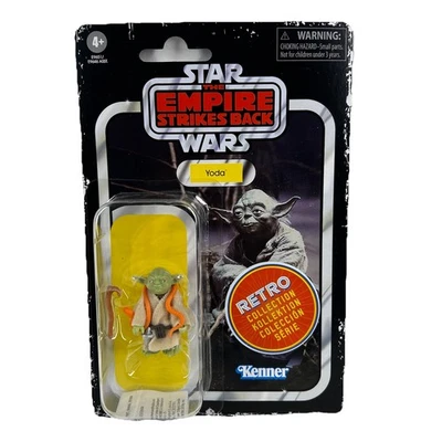 Star Wars Kenner Retro Collection Yoda with Snake & Staff Toy Figure New On Card - Image 1 of 4