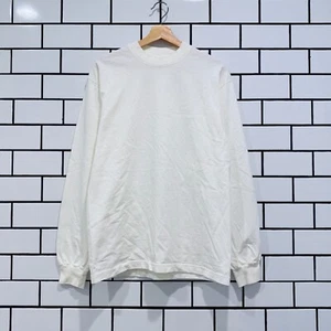 CAMISETA LOS ANGELES APPAREL 6,5 OZ MANGA LARGA TINTE CUELLO REDONDO CREMA - Imagen 1 de 3