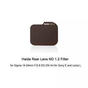 Haida Rear Lens ND 1.2 Filter for Sigma 14-24mm F/2.8 DG DN Art,Sony E/Leica L - Picture 1 of 8