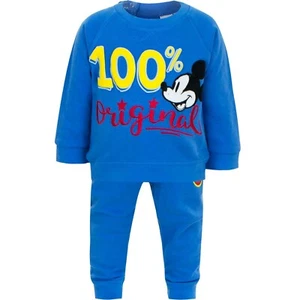 Traje de Correr Disney Mickey Mouse cepillado para bebé 100% logotipo original - Imagen 1 de 2