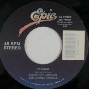 STEVIE RAY VAUGHAN Taxman b/w House Is Rockin' 3478205 7" 45rpm Vinyl VG++ 1995 - Picture 1 of 2