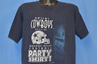 T-shirt vintage années 90 DALLAS COWBOYS OFFICIEL LUNDI SOIR PARTY FUNNY NFL FOOTBALL XL