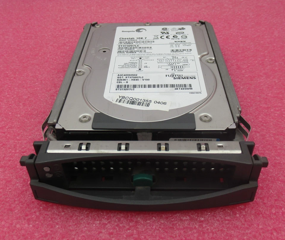 Fujitsu A3C40060502 ST373207LC 73GB 10000RPM U320 80P 8MB 3.5" Hot-Swap HDD - Image 1 of 4