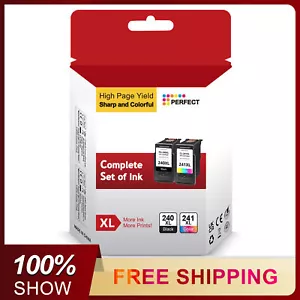 PG-240XXL CL-241XXL Extra High Capacity Black Color for Canon PIXMA MG2120 - Picture 1 of 9
