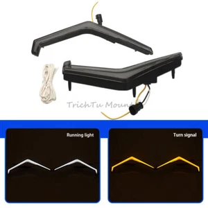 2x LED Front Fang Accent Light Turn Signal Lamps For Polaris RZR Trail S XP 1000 - Picture 1 of 24