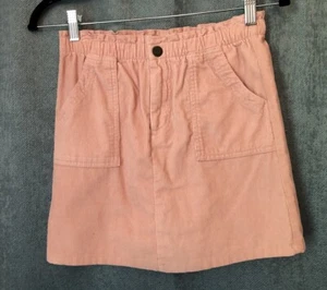 Old Navy Girls Corduroy Skirt Sz Large (10-12) Light Pink 100% Cotton Zipper Fly - Picture 1 of 7