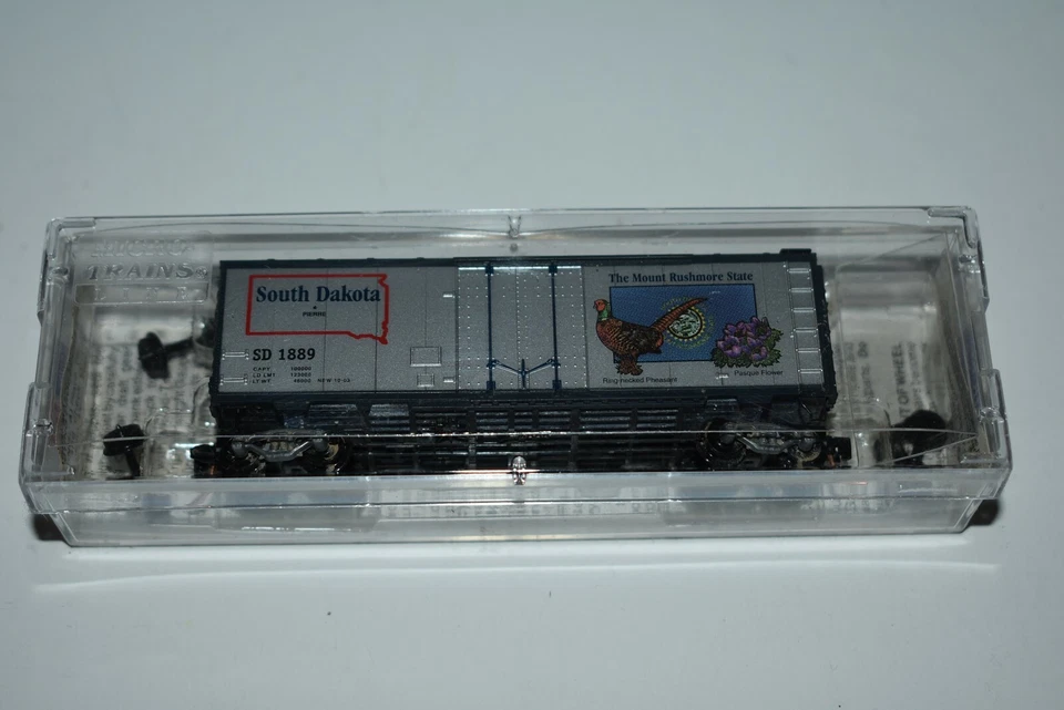 N Scale MTL 21371 South Dakota State Car 40'Std. Plug Door Boxcar 1889  K9481 - Image 1 of 1