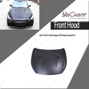 Partial Carbon Auto Q50 Sedan GTR Style Front Hood Kit For 2014-2015 Infiniti - Picture 1 of 24