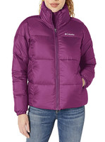 puffy purple jacket