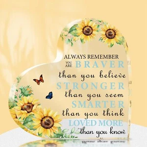 Sonnenblumengeschenke für Frauen Sonnenblumendeko Bürogeschenke für Frauen Aufmuntern Geschenke - Bild 1 von 3