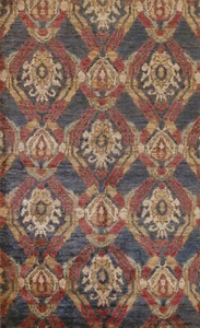 Geometric Oushak Oriental Transitional Area Rug Hand-knotted Home Decor 6'x8' - Picture 1 of 12