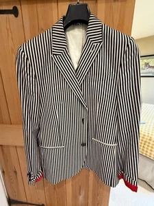 Mens Aubin Wills Striped Blazer size M - Picture 1 of 3