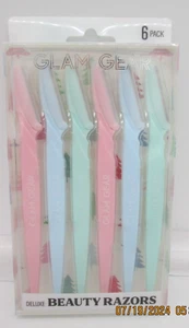 Glam Gear Deluxe Beauty Razors 6-Pack NEW C3 - Picture 1 of 4
