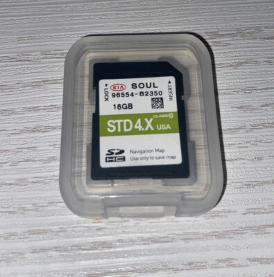 2015 2016 Soul (Gas Engine) GPS Navigation SD CARD DATA U.S Map 96554-B2350 - Image 1 of 2